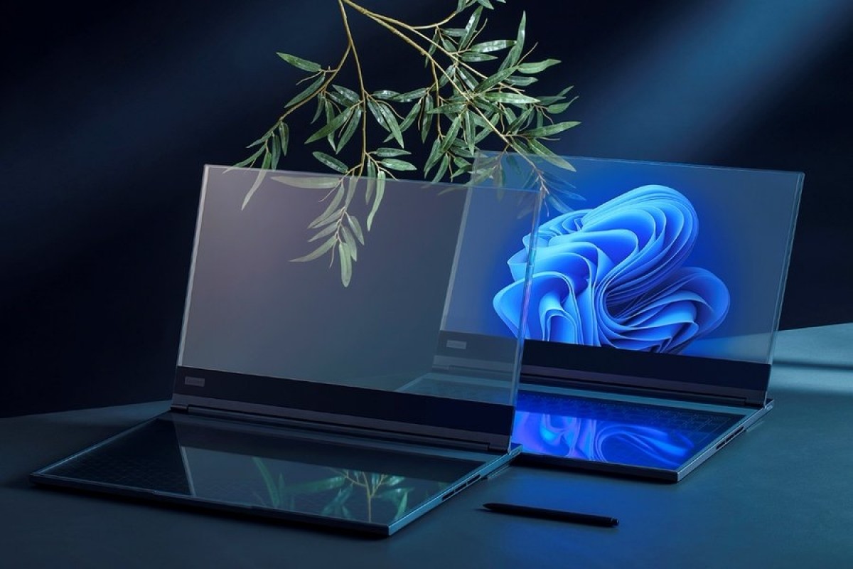 Transparent Lenoco laptop